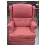 Light Red Rocking Recliner