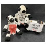 (3) Cows Chick-Fil-A Collectibles