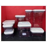 (8) Pcs. OXO Good Grips Pop Food Storage