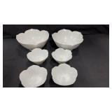 Ceramic Bowls Lg (2) Small (4)