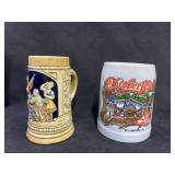 (2) Beer Steins