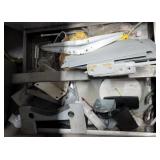 Metal Tray & Contents