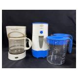 Iced Tea Maker, (2) Pitchers and Coffee Maker