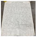 Antique 1907 Dale County, Alabama Map