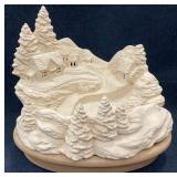 1990 Christmas Village Fountain