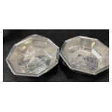 (2) American Airlines Stainless Serving Bowl