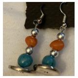 Beaded Earrings 1.5in