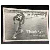 Vintage Chicago Bears Walter Payton #34 Poster