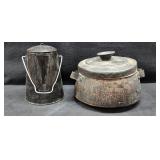 Campfire Coffee Pot + Very Old Pot