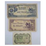 The Japanese Government Shilling & Fiji Penny