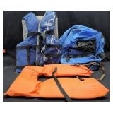 Backpack + 2 Life Jackets