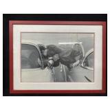 17x23 in. Framed Black and White Print