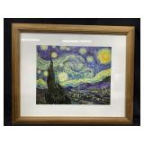 18.5x22.5 in. Van Gogh Framed Print (The Starry