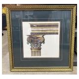 32x32 in. Framed Column Print (Left Side)