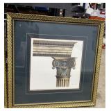32x32 in. Framed Column Print (Right Side)