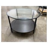 Round Glass Top Table