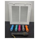 Steel Return Grille + Flashlights (6)