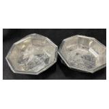 (2) American Airlines Stainless Serving Bowl