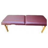 Massage Table with Sheets