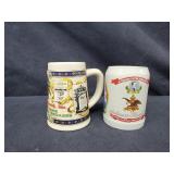 (2) Anheuser-Busch Steins