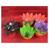 Plastic Floral Lights + Bulbs