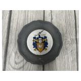 Decorative Wall Hanging Pewter Plate with Armor