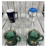 Glassware & Mug Lot (9)