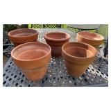 5 Clay Pots