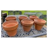 (6) Clay Pots