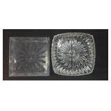 (2)  Glass Dishes