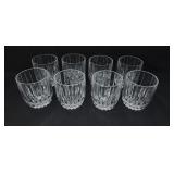 (8) 8oz Crystal Glasses