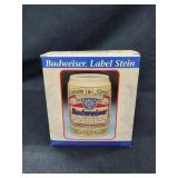 Budweiser Label Stein