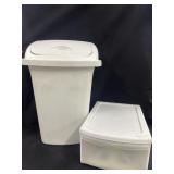 36 Qt. Trash Bin and Sterile Storage Drawer
