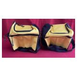 (2) Lunch Bags (yellow & black)