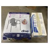 Folding Steel Commode and Protective Underwear