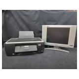 Lexmark Printer and Magnavox TV Monitor