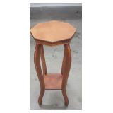 Wooden Octagon Side Table