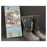 Compact Clothes Closet + NEW Free Soldier Boots