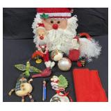 Christmas Ornaments + Red  Felt