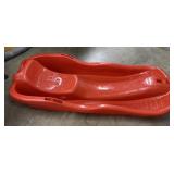 Red Sledge Plastic Sleigh