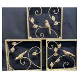 (3) Bird Wall Art