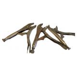 (3) Pr Locking Vise Grips