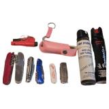 Swiss Army Knives and Pepper Spray