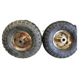 (2)  New 4.10/3.50-4 Tires