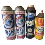 Brake Parts Cleaner (2) Chain Lube+Carb Cleaner