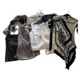 (9) Brown and Tan Tops