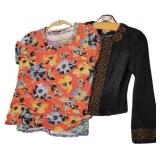 Small DeniM jacket with Gold Trim and 3 Tops