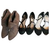 (3) Pair Size 6.5-7.5 Heels