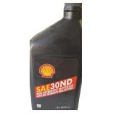 (6) Shell SAE 30ND Motor Oil