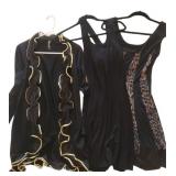 (2) Black Dresses and (1) Long Sleeve Jacket